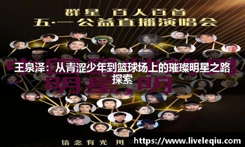 王泉泽：从青涩少年到篮球场上的璀璨明星之路探索